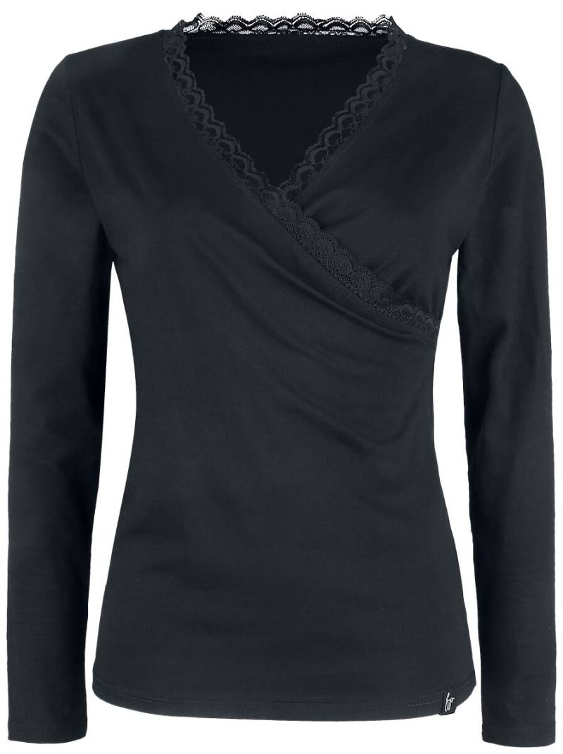 Forplay Langarmshirt - Breanna - S bis XXL - für Damen - Größe XXL - schwarz von Forplay