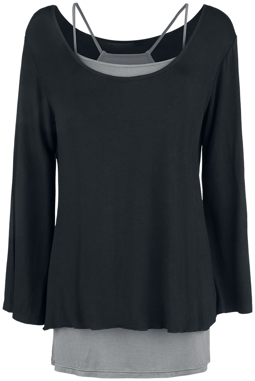 Forplay Lea Kurzes Kleid schwarz grau in XL von Forplay