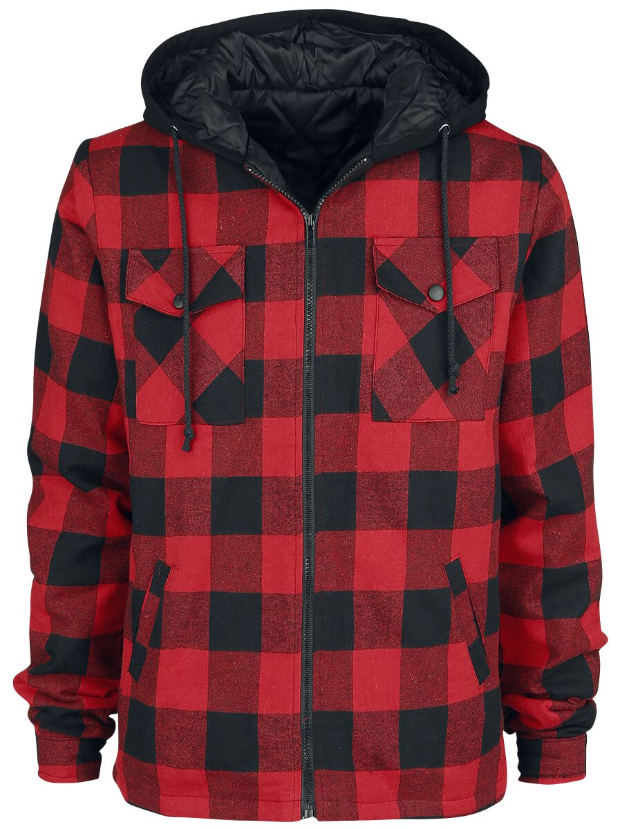 Forplay Lumberjack Übergangsjacke rot schwarz in M von Forplay