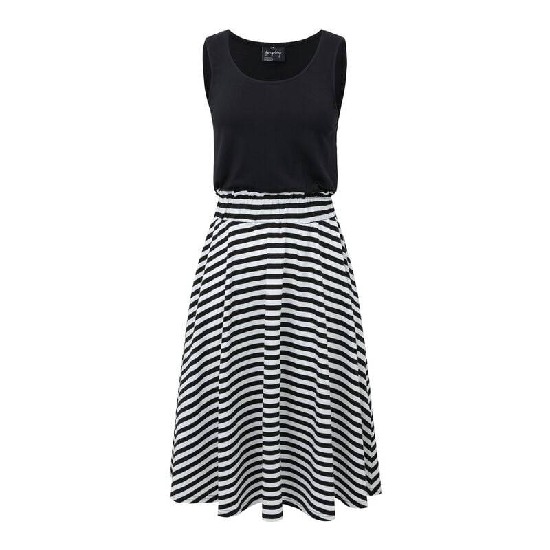 Forplay MAY Mittellanges Kleid schwarz weiß in M von Forplay