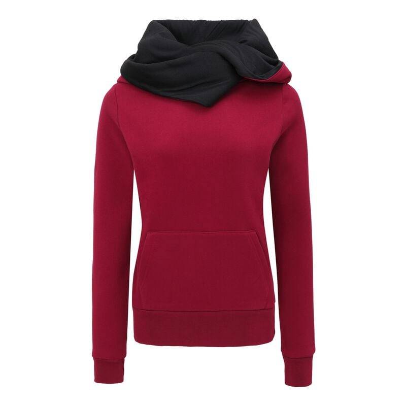 Forplay Pentagram Kapuzenpullover bordeaux in XS von Forplay
