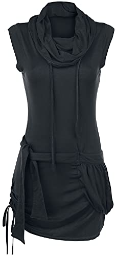 RED by EMP Forplay Damen schwarzes kurzes High-Neck Kleid XXL von RED by EMP