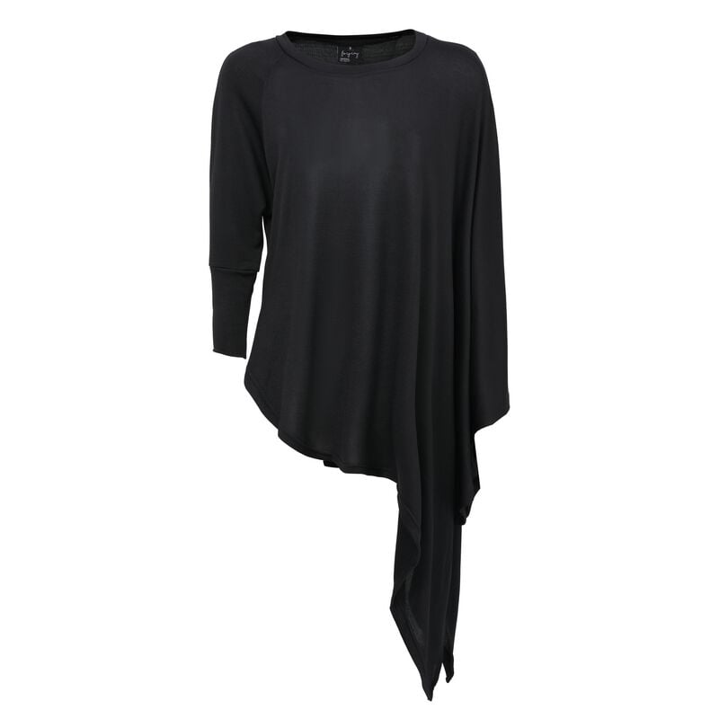 Forplay Sweatshirt - Knitted Asymmetric Sweater - S bis XXL - für Damen - Größe L - schwarz von Forplay
