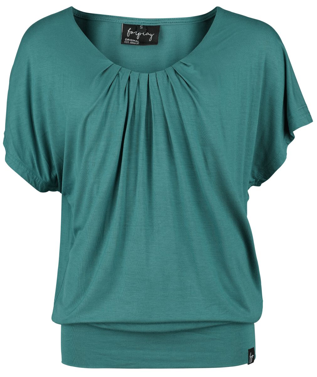 Forplay T-Shirt - Beth - S bis XXL - für Damen - Größe S - grün von Forplay