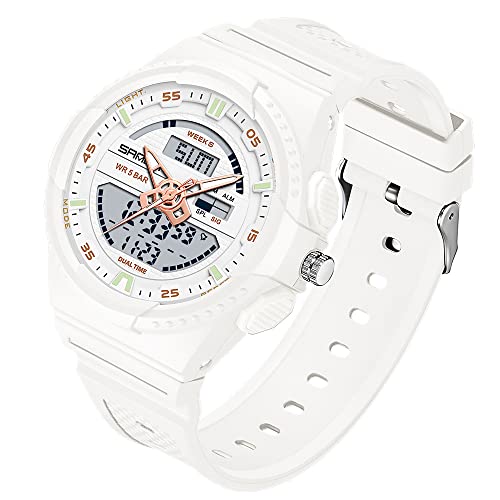 Damenuhr Damenuhren Wasserdicht Sport Digital Armbanduhr für Frauen mit Datum Leuchtende Hintergrundbeleuchtung Woche Alarm Stoppuhr Digitaluhr Geschenke für Mädchen/Damen von Forrader