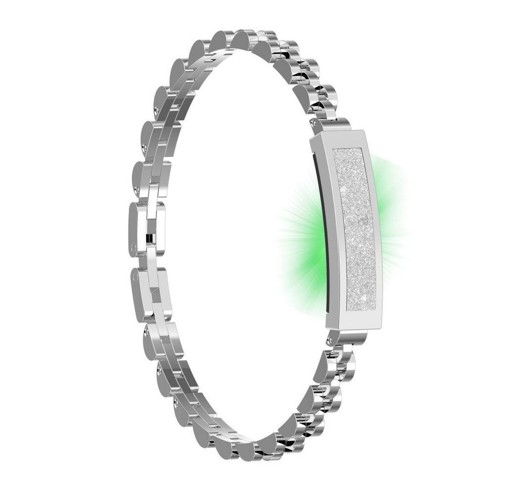 Forrlite Armband Smartarmband Armband Damen Intelligentes Smartarmband (Paararmbänder Intelligentes Sensorarmband, Fitnessuhr Tracker mit Schlafmonitor/Blutdruck/Herzfrequenz), lP68 wasserdicht, für iOS& Android von Forrlite