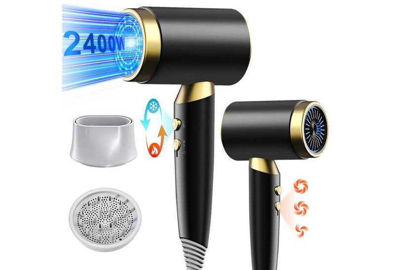 Forrlite Haartrockner Haartrockner Föhn Ionen 2400W,Anti-Spliss mit Kaltluft Modus, 2400 W, 3 Stylingdüsen Klappbar Faltbarer Professional Ionen Haartrockner Forrlite Haartrockner Haartrockner Föhn Ionen 2400W,Anti-Spliss mit Kaltluft Modus, 2400 W, 3 Stylingdüsen Klappbar Faltbarer Professional Ionen Haartrockner von Forrlite