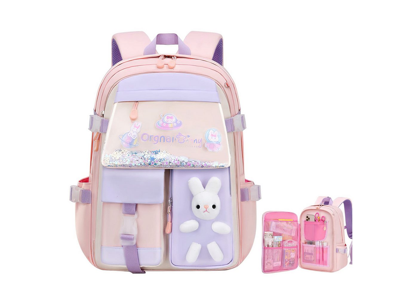 Forrlite Schulrucksack Rucksack Schulrucksack,Rucksack Laptop Tasche (Freizeitrucksack, Cityrucksack damen, Tagesrucksack, Laptoptasche, Schule Jungen Mädchen Teenager Ergonomisch), Backpack Daypack für Schule, Fahrradfahren, Freizeit und Reise von Forrlite