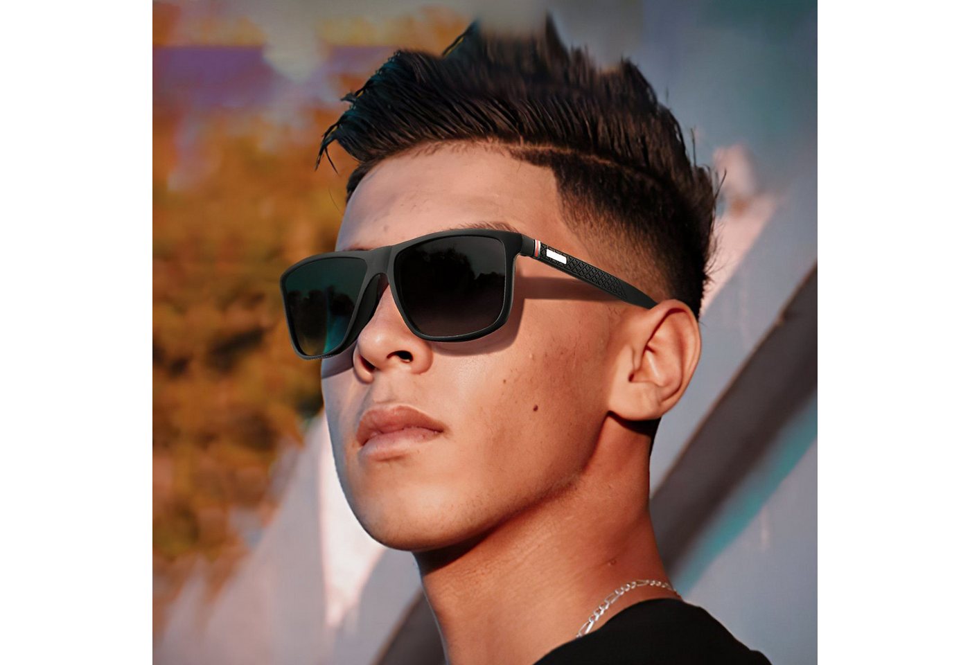 Forrlite Sonnenbrille Polarisierte Sonnenbrille Herren/Damen,Vintage/Klassisch/Elegant (Brillengestell,HD-Pilotobjektive, Golf/Fahren/Angeln/Reisebrille/Outdoor-Sportarten Mode Sonnenbrille) von Forrlite