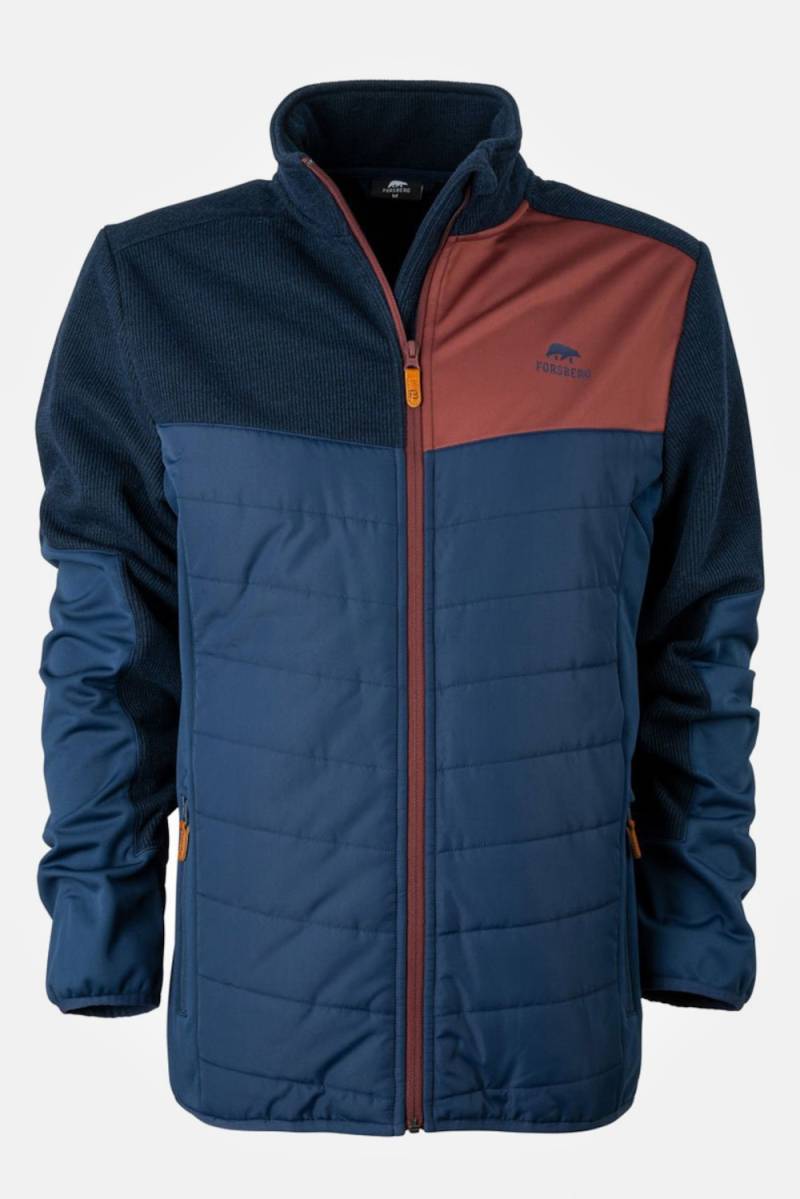 Große Größen Aeresmann Strickfleecejacke, Herren, blau, Größe: XXL, Polyester/Synthetische Fasern, Forsberg von Forsberg