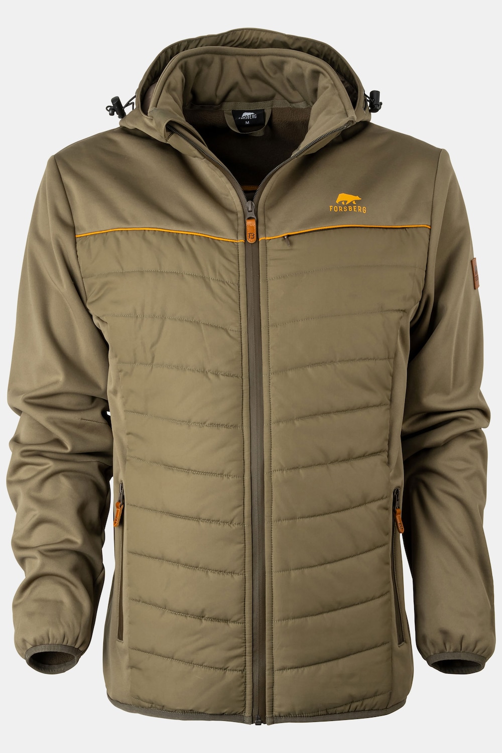 Große Größen Alruut III Hybridjacke, Herren, grau, Größe: L, Polyester, Forsberg von Forsberg