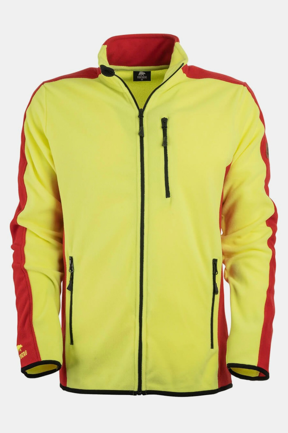 Große Größen Bjarkir Fleecejacke, Herren, rot, Größe: XL, Polyester, Forsberg von Forsberg