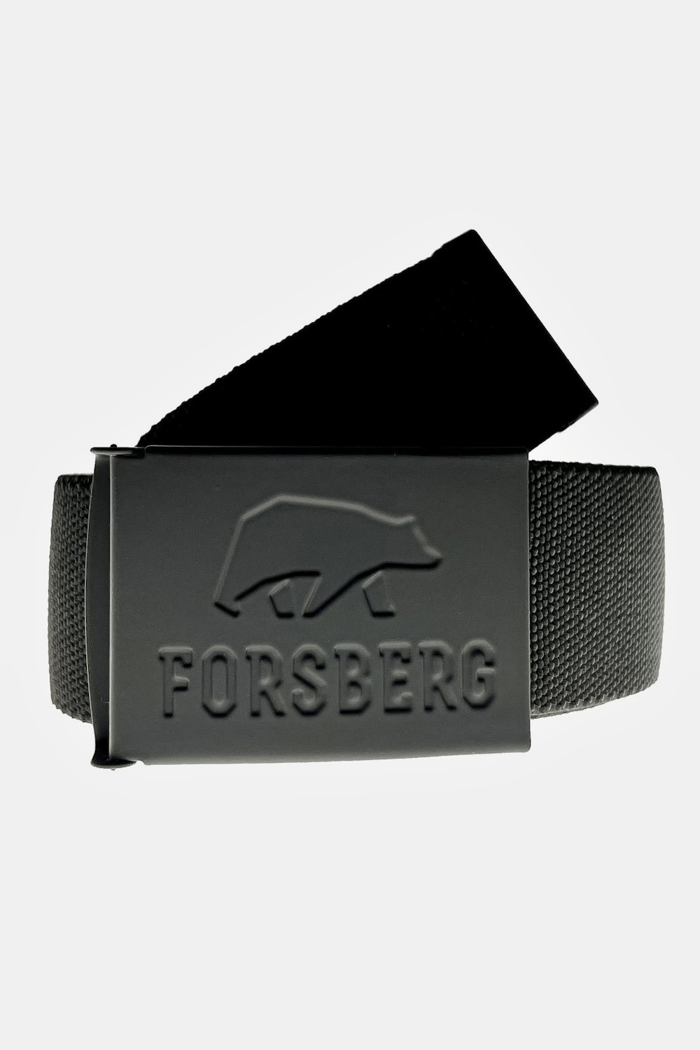 Große Größen Elastischer Gürtel mit Flaschenöffner, Herren, schwarz, Größe: One Size, Polyester/Elasthan, Forsberg von Forsberg