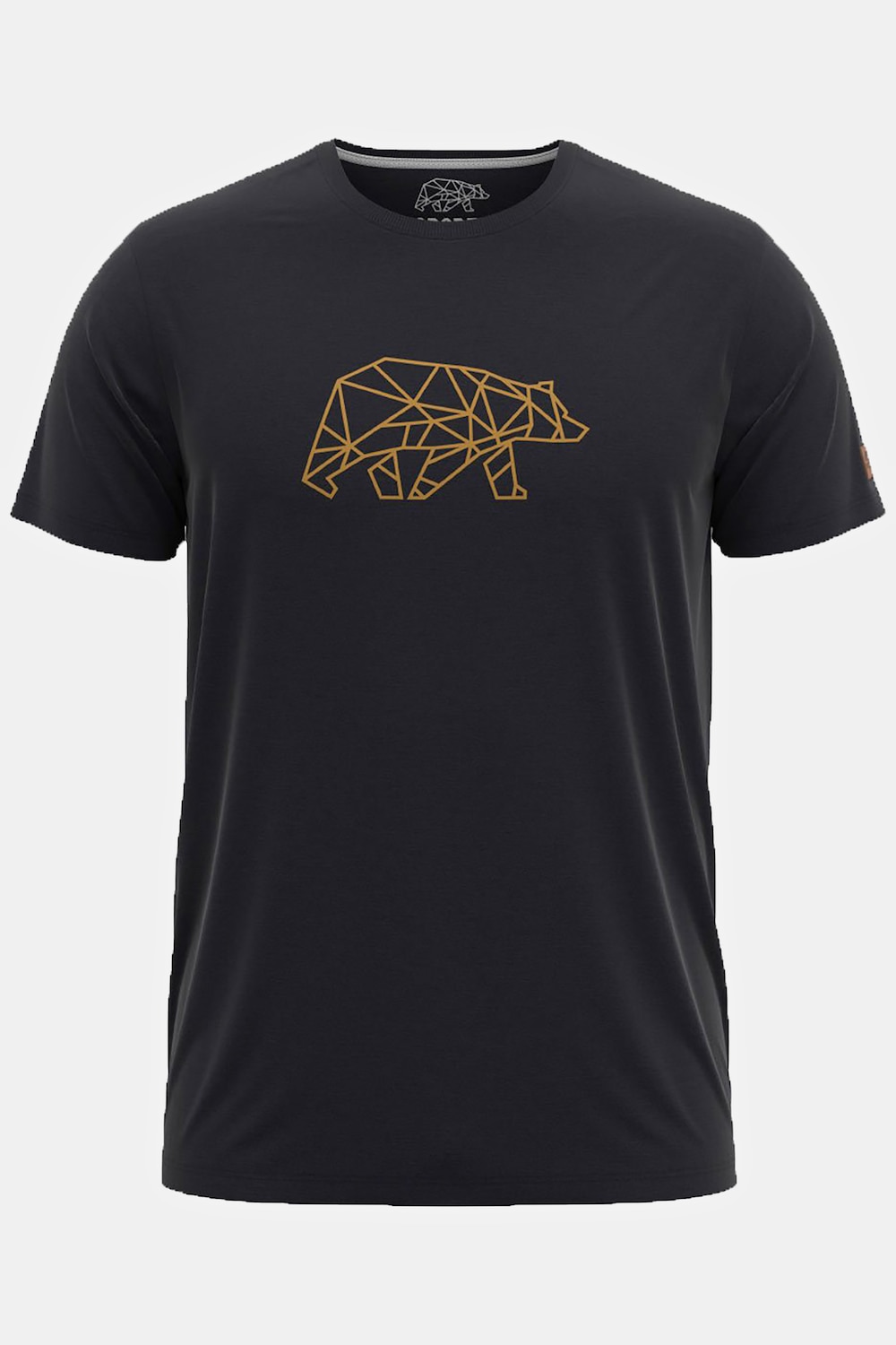 Große Größen FORSBERG Finnson T-Shirt mit Brustlogo, Herren, schwarz, Größe: 4XL, Baumwolle, Forsberg von Forsberg