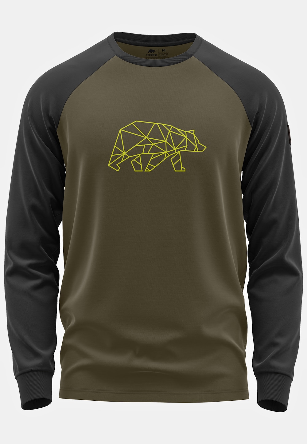 Große Größen FORSBERG Raglar Longsleeve, Herren, braun, Größe: 3XL, Baumwolle/Viskose, Forsberg von Forsberg