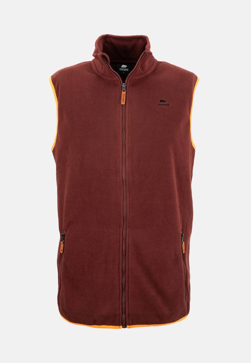 Große Größen FORSBERG Vardir Fleeceweste, Herren, braun, Größe: L, Polyester, Forsberg von Forsberg
