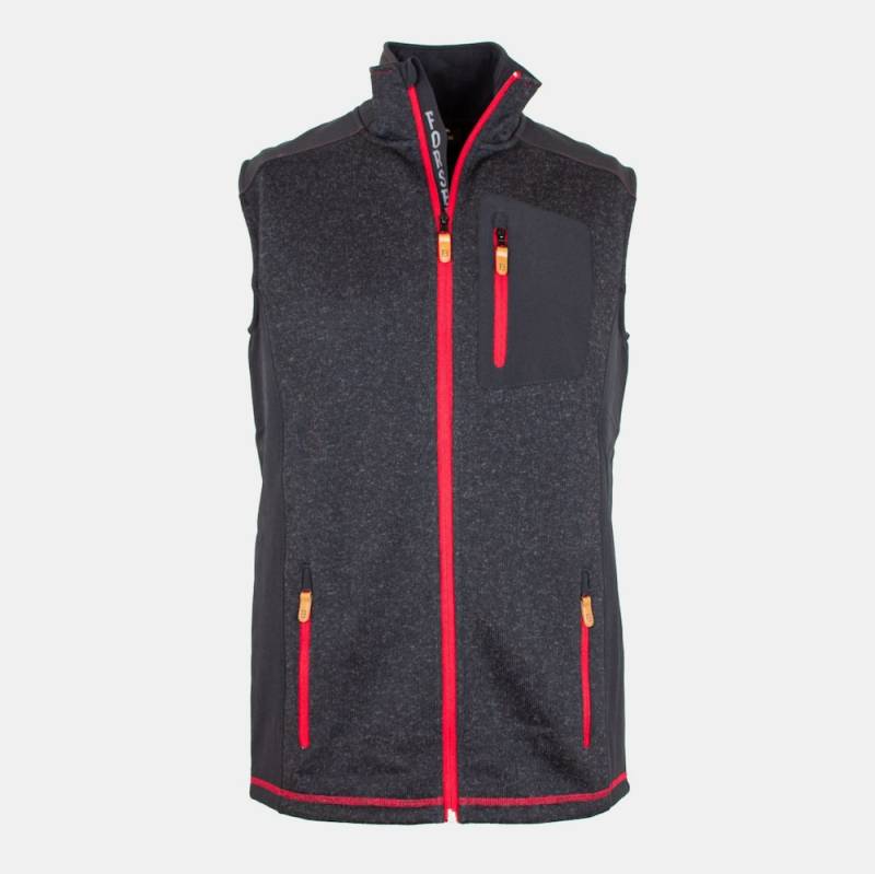 Große Größen FORSBERG Vesta II Strickweste, Herren, grau, Größe: XL, Polyester, Forsberg von Forsberg