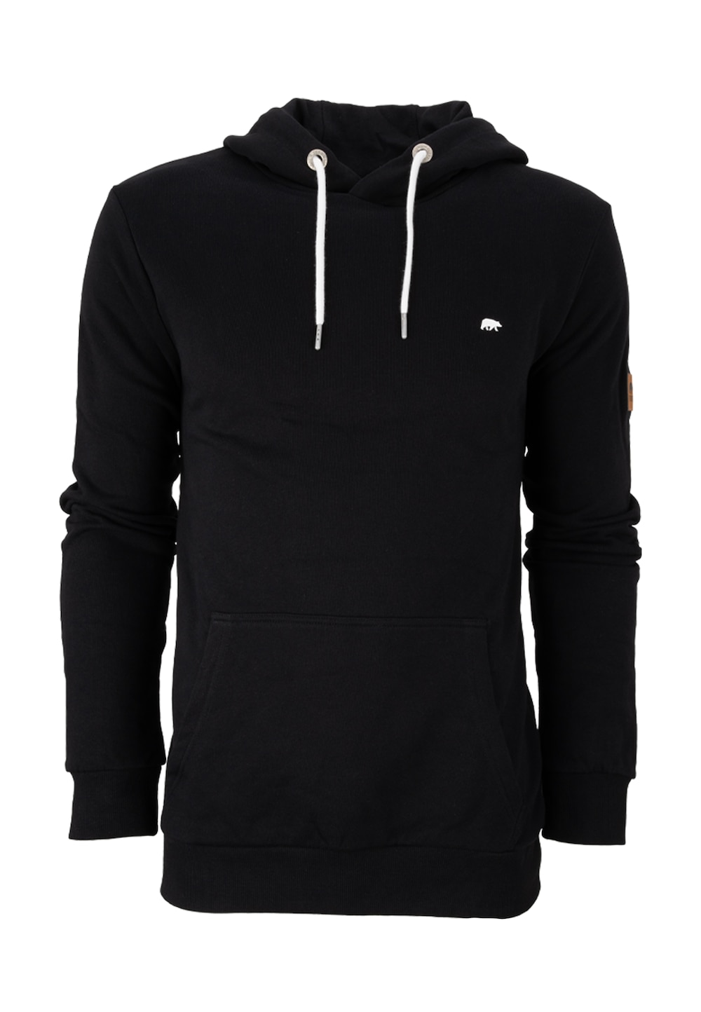 Große Größen Hoodie mit Logo auf Brut und Rücken, Herren, schwarz, Größe: 3XL, Baumwolle, Forsberg von Forsberg