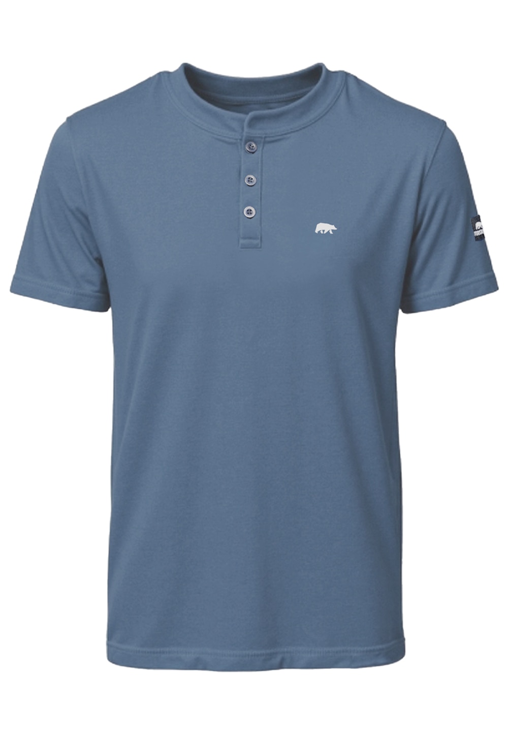 Große Größen Poloshirt mit Stehkragen, Herren, blau, Größe: XL, Baumwolle, Forsberg von Forsberg