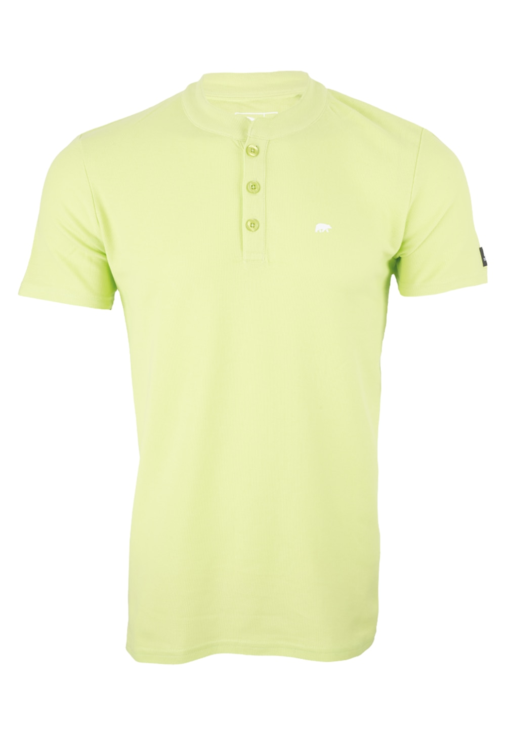 Große Größen Poloshirt mit Stehkragen, Herren, grün, Größe: L, Baumwolle, Forsberg von Forsberg