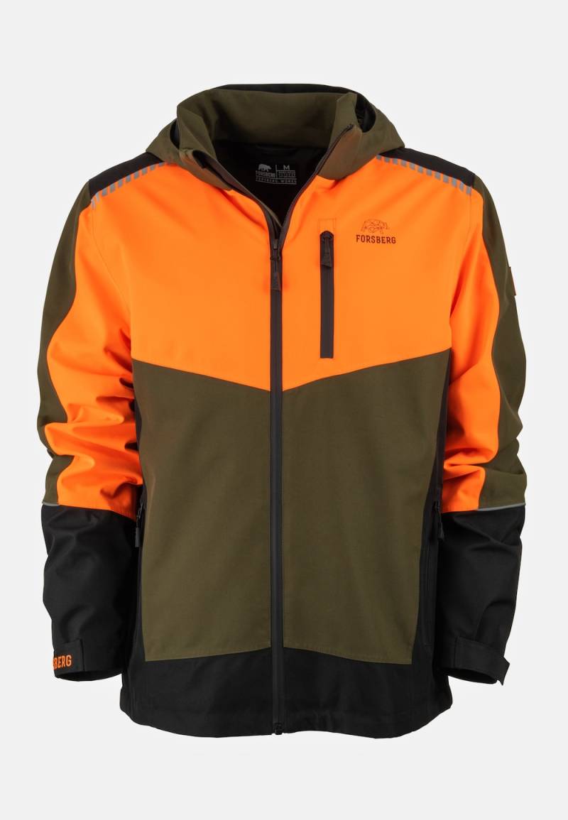 Große Größen Skogar Allwetter-Funktionsjacke, Herren, rot, Größe: L, Polyester, Forsberg von Forsberg