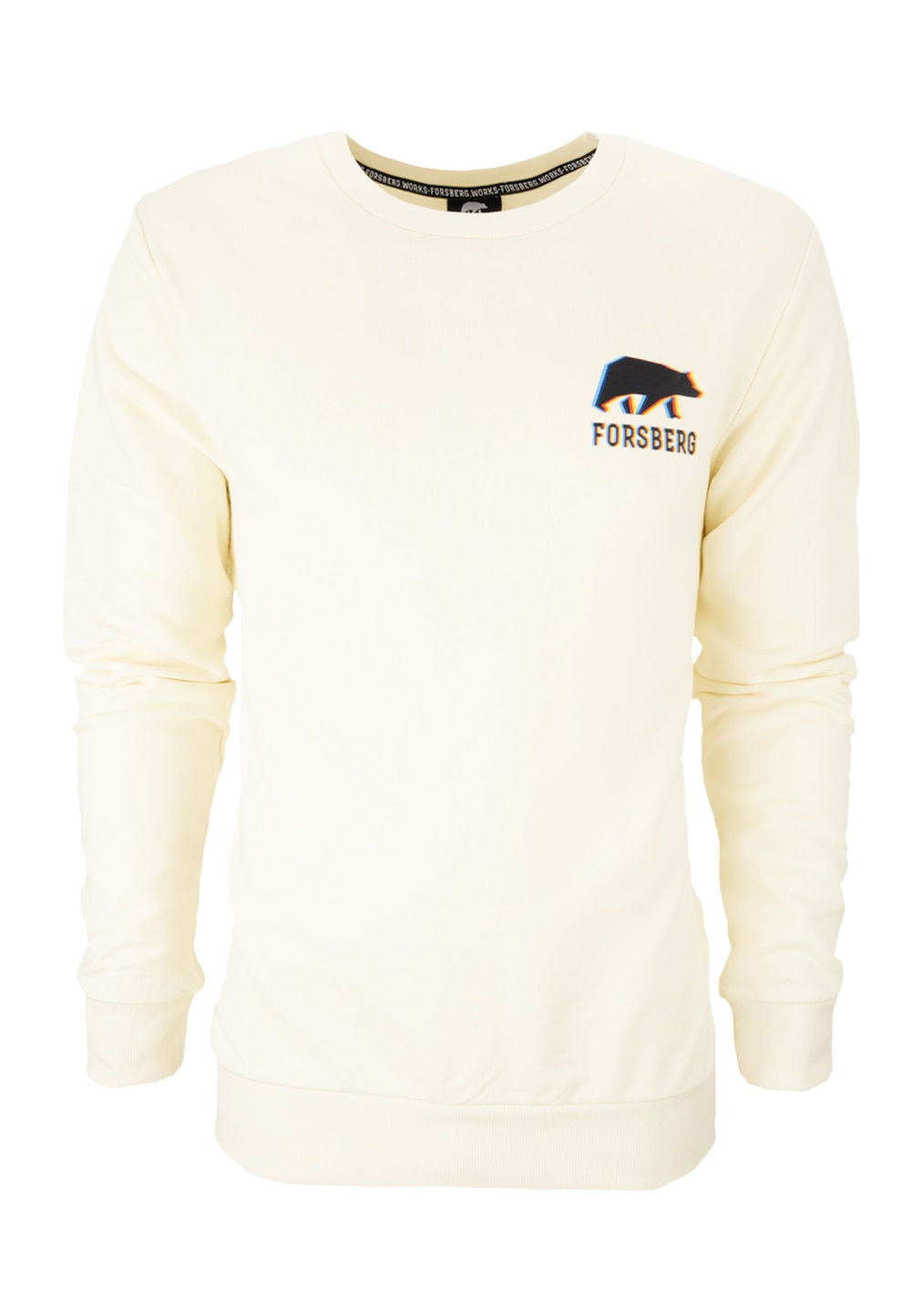Große Größen Sweatshirt Dreideson, Herren, beige, Größe: 4XL, Baumwolle, Forsberg von Forsberg