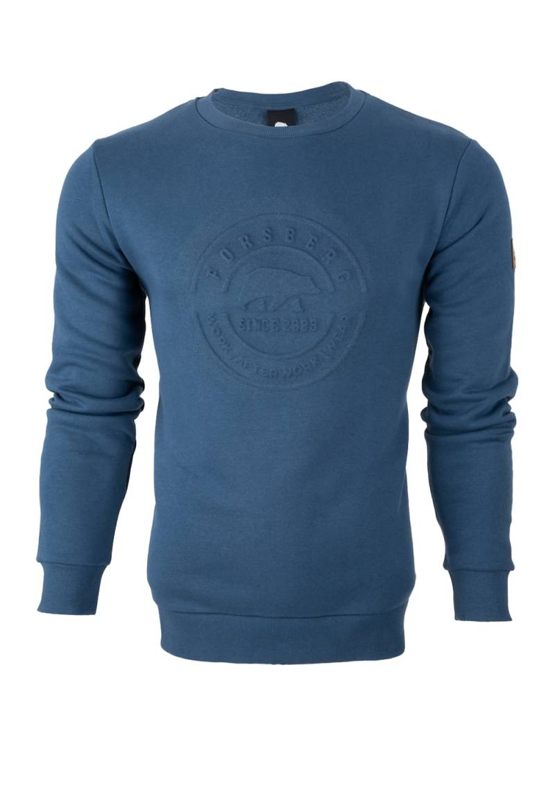 Große Größen Sweatshirt mit 3D Logo, Herren, blau, Größe: XXL, Baumwolle/Polyester, Forsberg Große Größen Sweatshirt mit 3D Logo, Herren, blau, Größe: XXL, Baumwolle/Polyester, Forsberg von Forsberg