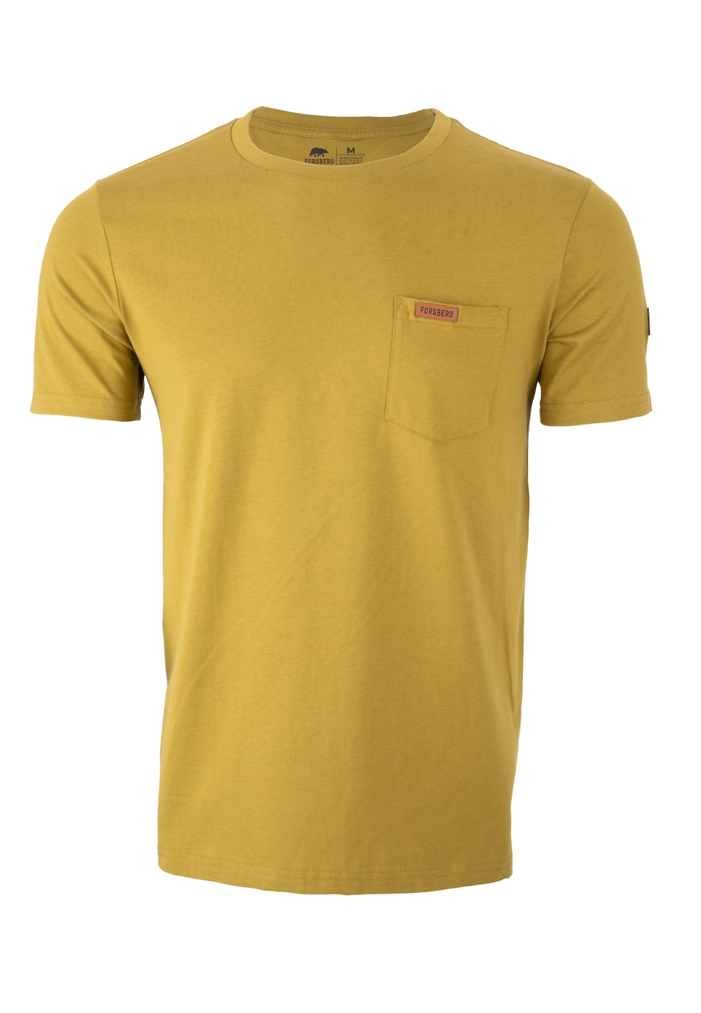 Große Größen T-Shirt mit Brusttasche, Herren, braun, Größe: XXL, Baumwolle/Polyester, Forsberg von Forsberg