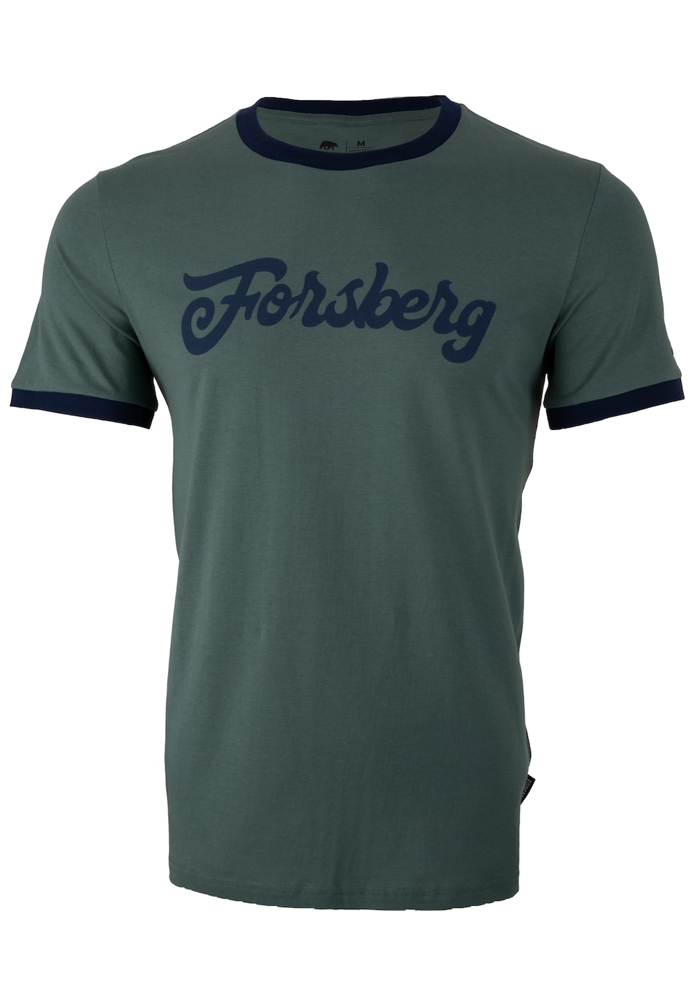 Große Größen T-Shirt mit Vintage Logo, Herren, türkis, Größe: 4XL, Baumwolle, Forsberg von Forsberg