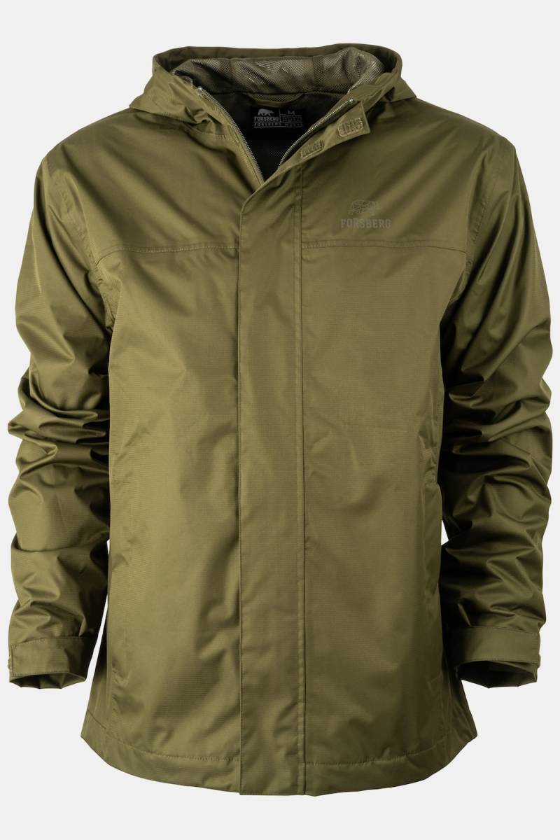 Große Größen Vatten Regenjacke, Herren, braun, Größe: L, Polyester, Forsberg von Forsberg