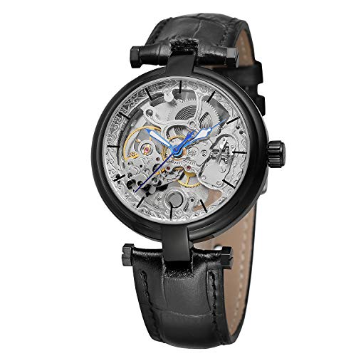 FORSINING Men's Automatic Self-Wind Movment Leather Wristatch with Analgoue Dial FSG8160M3B2 von FORSINING