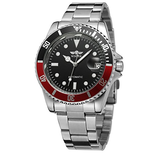 FORSINING Men's Vintage Automatic Stainless Steel Bracelet Analogue Collection Watch WRG8066M4T2 FORSINING Men's Vintage Automatic Stainless Steel Bracelet Analogue Collection Watch WRG8066M4T2 von FORSINING