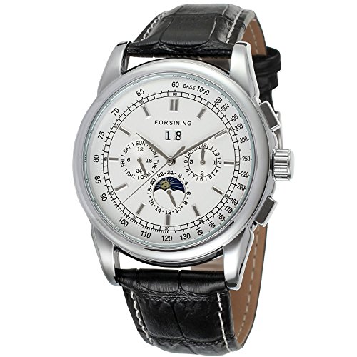 FORSINING Men's Automatic Movement Moon Phase Display Luxury Wrist Watch FSG319M3S5 FORSINING Men's Automatic Movement Moon Phase Display Luxury Wrist Watch FSG319M3S5 von FORSINING