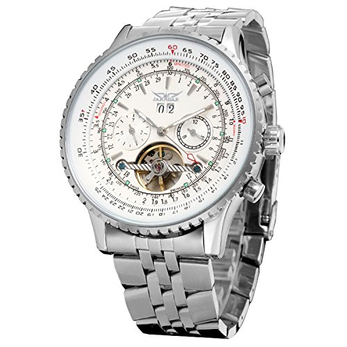 FORSINING Men's Automatic Tourbillon Complete Calendar Wrist Watch JAG034M4S1 von FORSINING