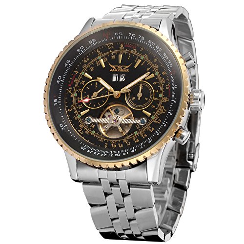 FORSINING Men's Automatic Tourbillon Complete Calendar Wrist Watch JAG034M4T2 FORSINING Men's Automatic Tourbillon Complete Calendar Wrist Watch JAG034M4T2 von FORSINING