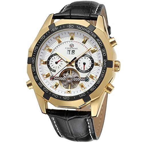 FORSINING Men's Fashion Automatic Tourbillon Wrist Watch FSG340M3T6 von FORSINING