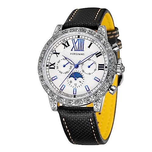FORSINING Men's Stainless Steel Case Automatic Analogue Display Wrist Watch FSG9407M3S1 von FORSINING