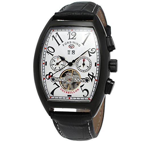 FORSINING Men's Steampunk Automatic Tourbillon Calendar Wrist Watch FSG9409M3B2 FORSINING Men's Steampunk Automatic Tourbillon Calendar Wrist Watch FSG9409M3B2 von FORSINING