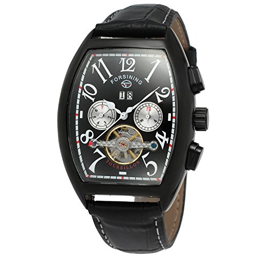 FORSINING Men's Steampunk Automatic Tourbillon Calendar Wrist Watch FSG9409M3B3 FORSINING Men's Steampunk Automatic Tourbillon Calendar Wrist Watch FSG9409M3B3 von FORSINING