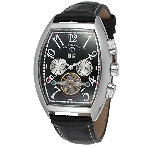 FORSINING Men's Steampunk Automatic Tourbillon Calendar Wrist Watch FSG9409M3S3 FORSINING Men's Steampunk Automatic Tourbillon Calendar Wrist Watch FSG9409M3S3 von FORSINING
