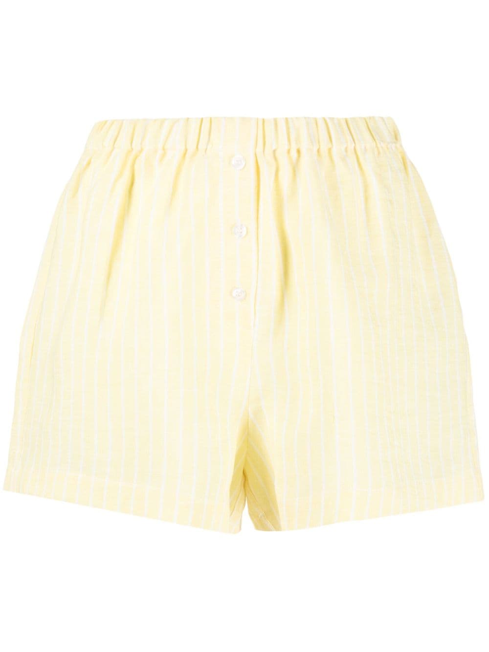 Forte Dei Marmi Couture Shorts mit elastischem Bund - Gelb von Forte Dei Marmi Couture