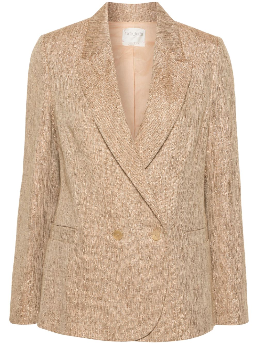 Forte Forte Doppelreihiger Blazer - Gold von Forte Forte