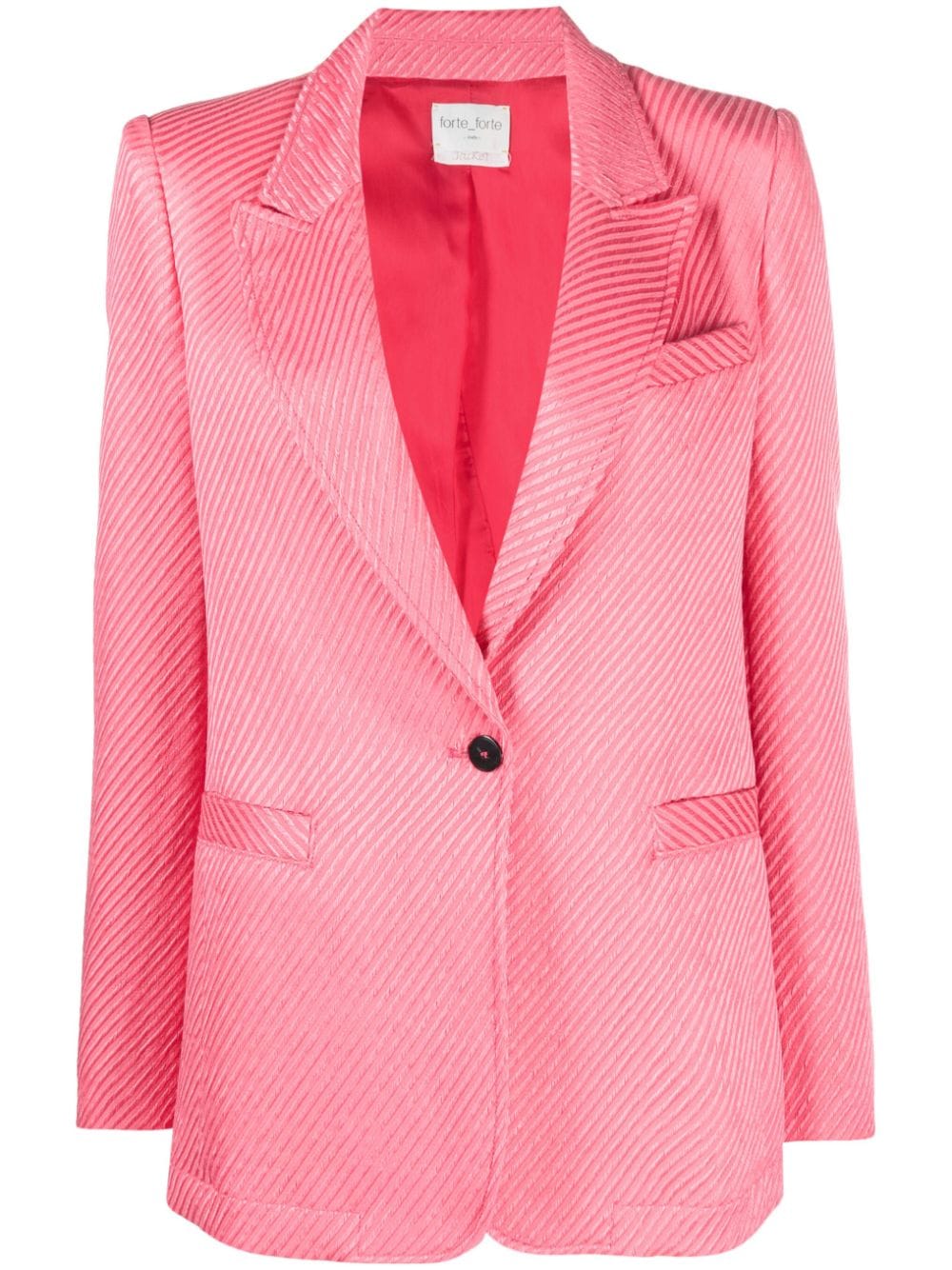 Forte Forte Gestreifter Blazer - Rosa von Forte Forte