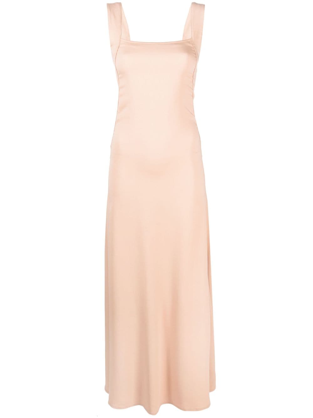 Forte Forte Midikleid mit eckigem Ausschnitt - Nude von Forte Forte