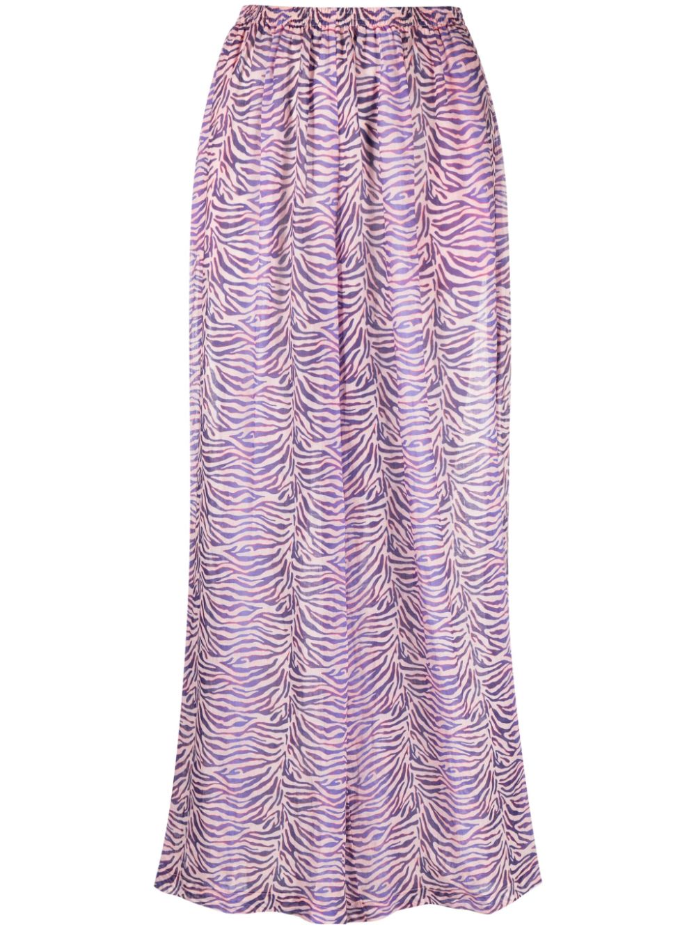 Forte Forte Palazzohose mit Zebra-Print - Violett von Forte Forte