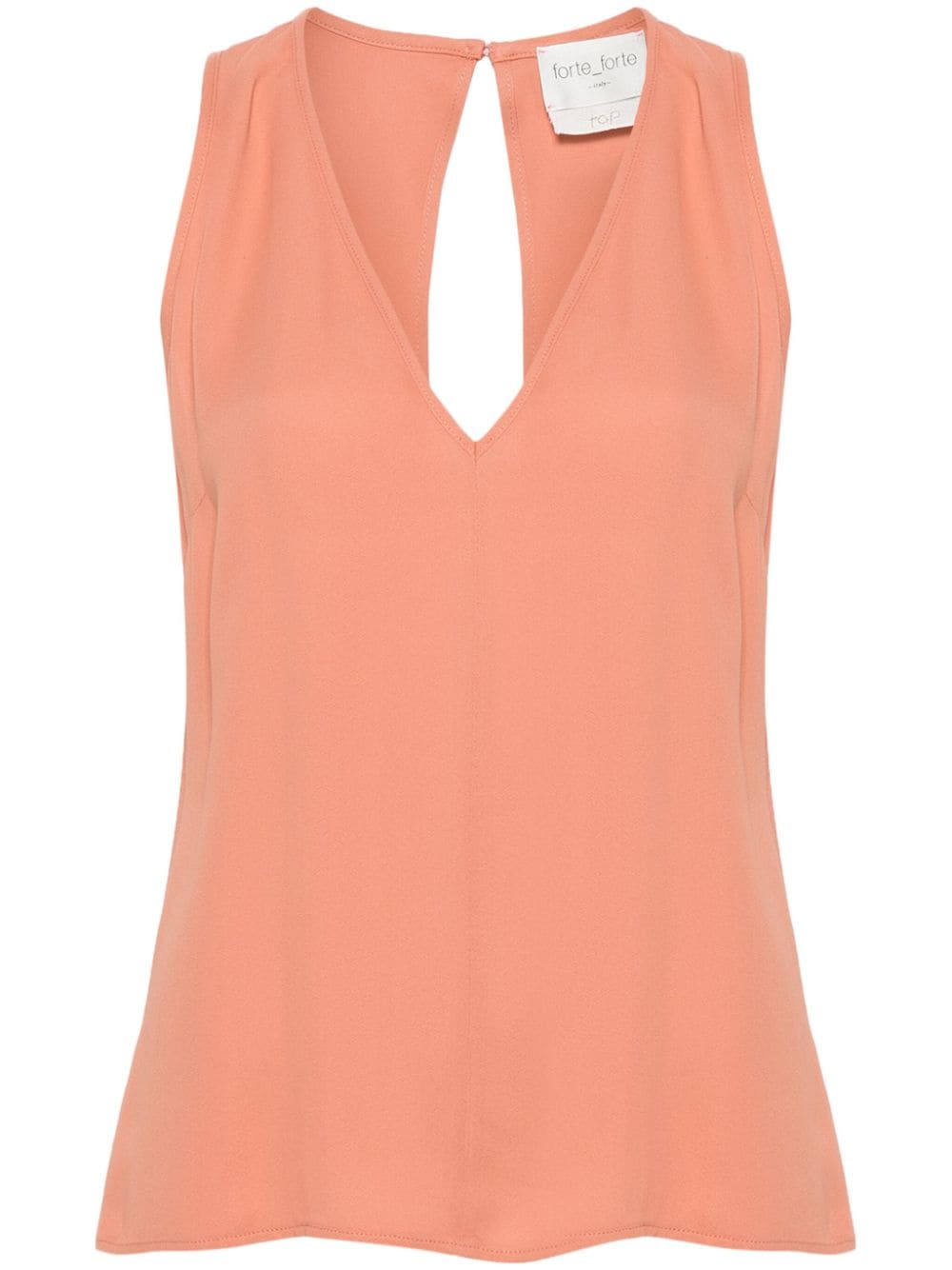 Forte Forte Top aus Krepp - Orange von Forte Forte