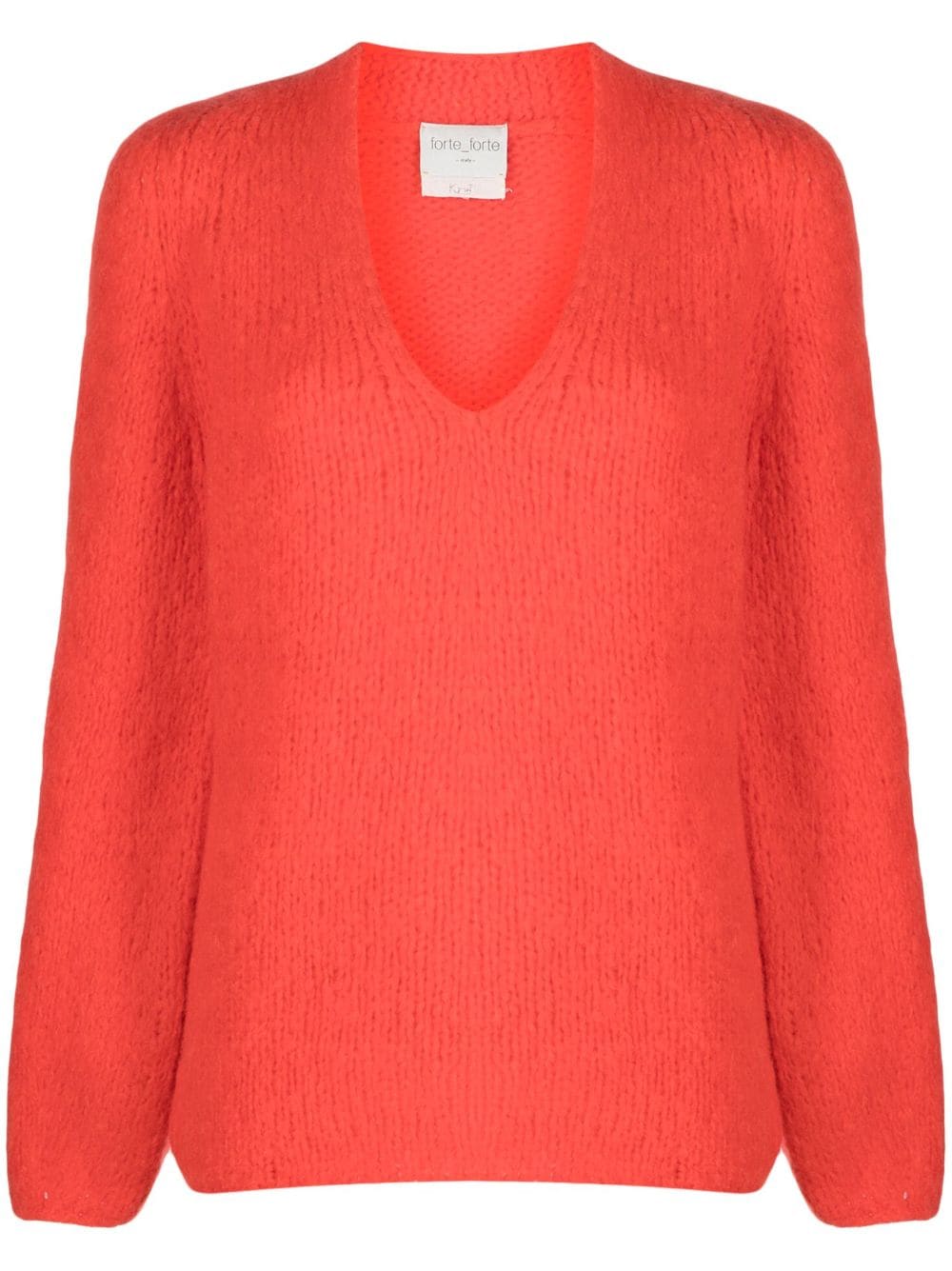 Forte Forte Pullover mit V-Ausschnitt - Rot von Forte Forte