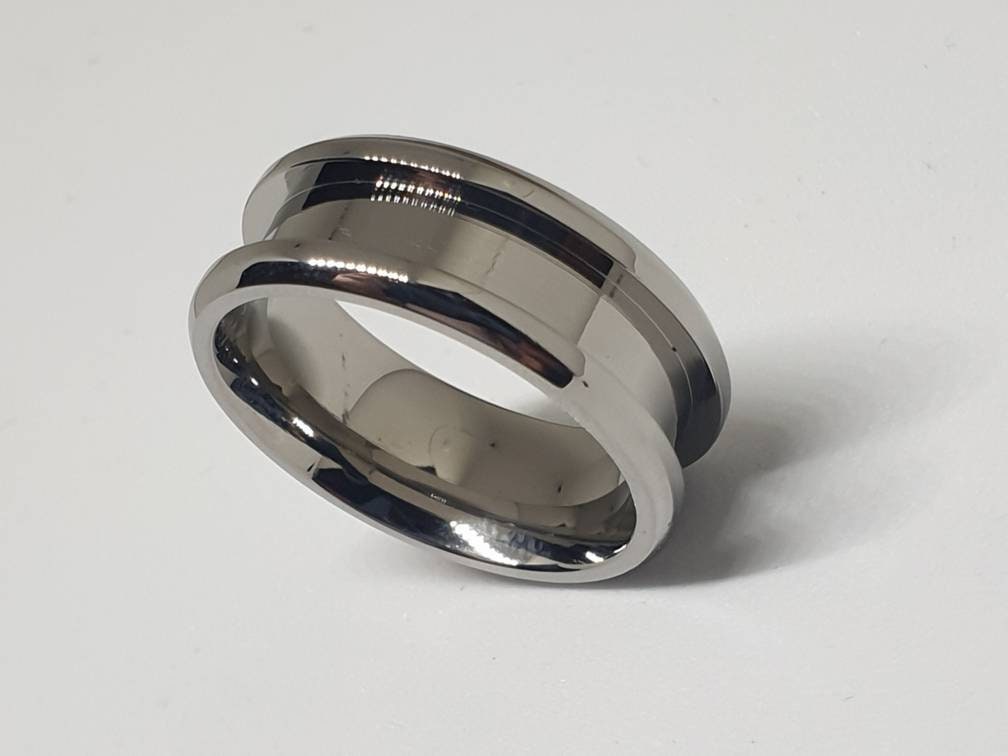 Titan Ring Blank 8mm Breit Titan Ring Blank 8mm Breit von ForthCraftSupplies
