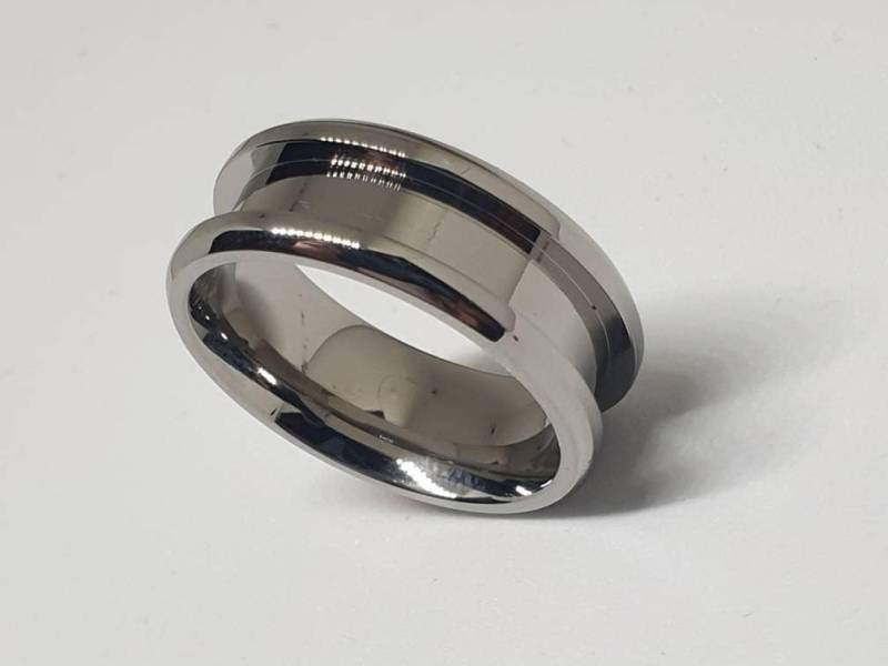 Titan Ring Blank 8mm Breit Titan Ring Blank 8mm Breit von ForthCraftSupplies