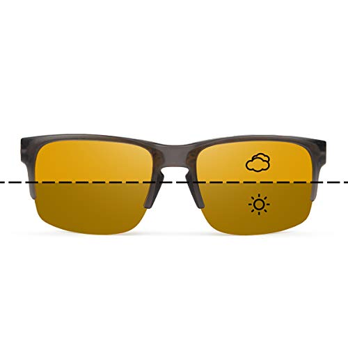 Fortis Bays Lite Switch - Polbrille, Polarisationsbrille, Angelbrille, Sonnenbrille von Fortis